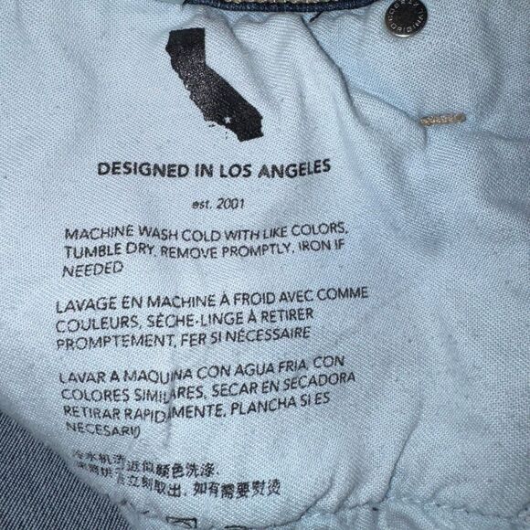 AG Adriano Goldschmied The Prima Ankle Cigarette Leg Jeans Size 30R Stretch Blue - Picture 16 of 16